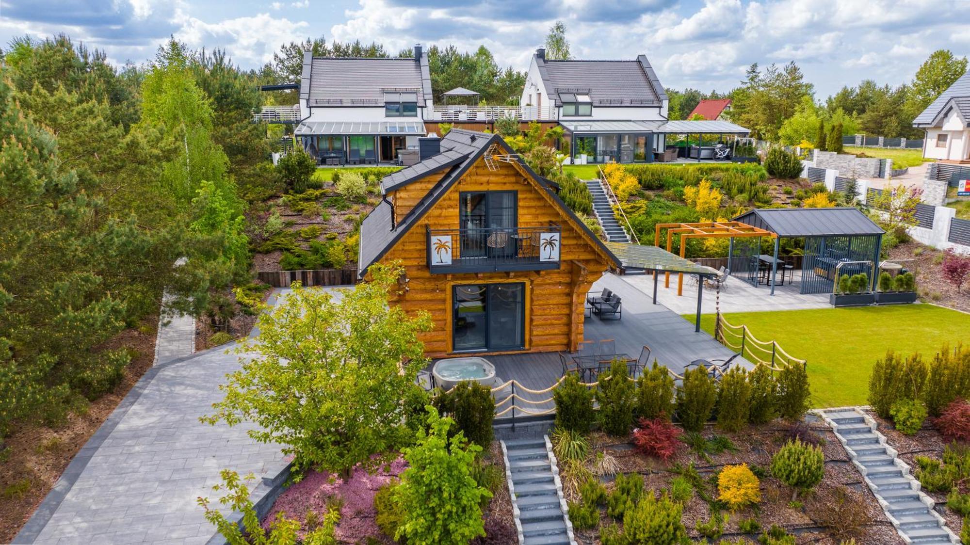 Palmowe Wzgorze Skoszewo - Domek Gorny Exterior photo